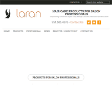 Tablet Screenshot of laranproducts.com
